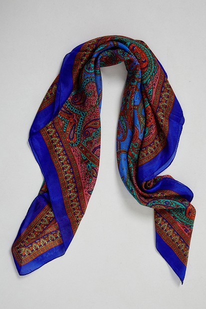Silk printed scarf