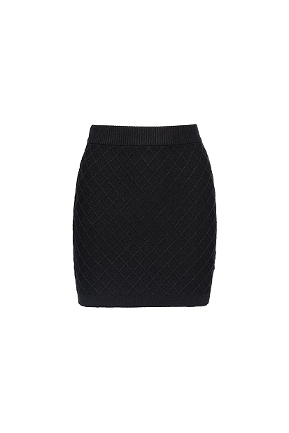 Mini knit skirt