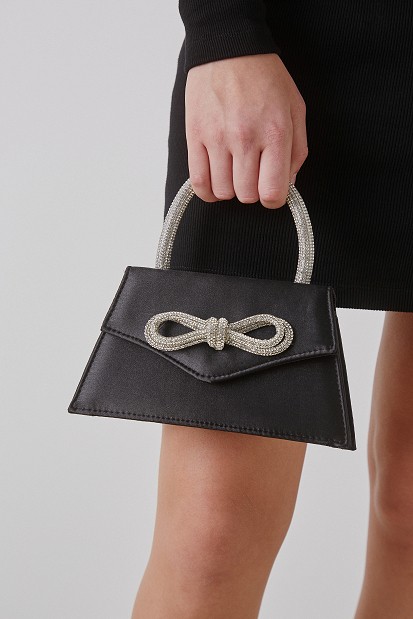 Mini bag with bow deisgn
