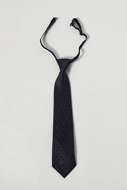 Σατέν γραβάτα με στρας