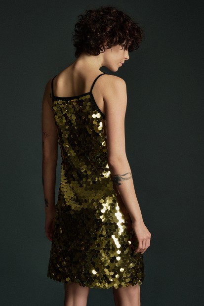 Μίνι φόρεμα με πούλιες - Gold Label