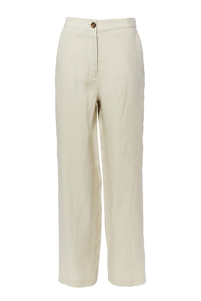 Linen highwaisted trousers