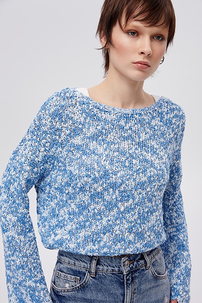 Knit crop sweater