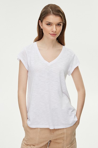 Basic shortsleeve blouse