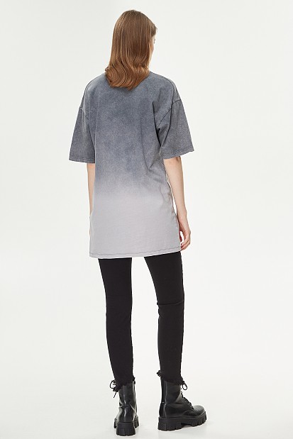 Oversized T-shirt with prints