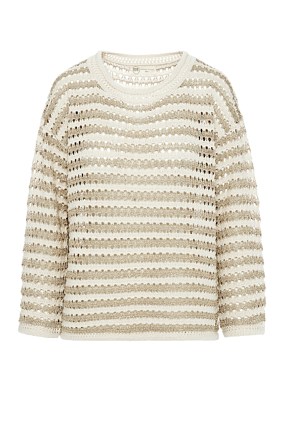Раиран пуловер с лурекс