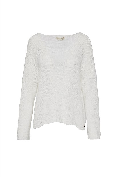 Lurex sweater in loose fit