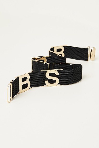 Elasticated waist belt with BSB logo