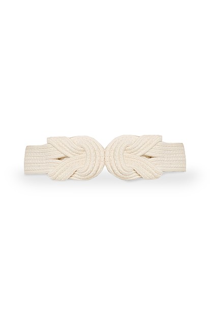 Belt with knot design
