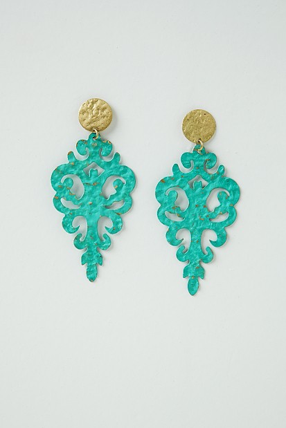 Turquoise hanging earrings