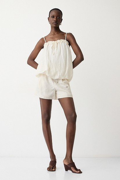 Balloon top with straps