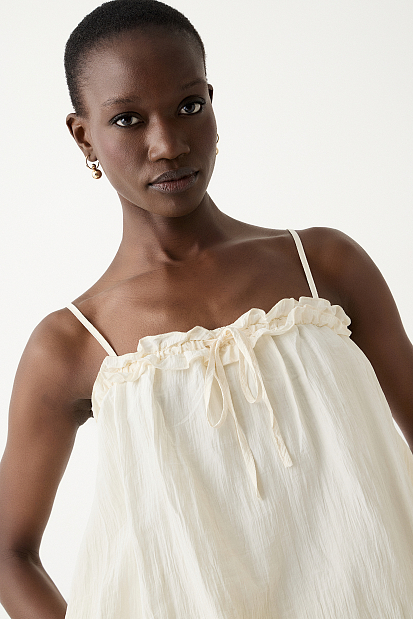 Balloon top with straps