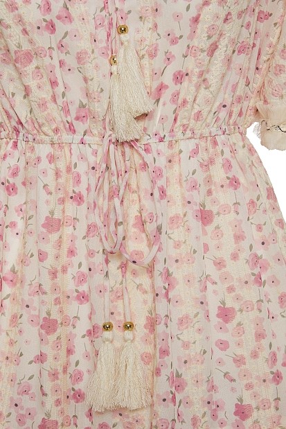Rochie scurtă cu print floral