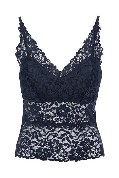 Sleeveless lace top
