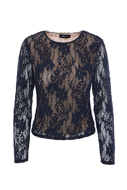 Lace top with cut works