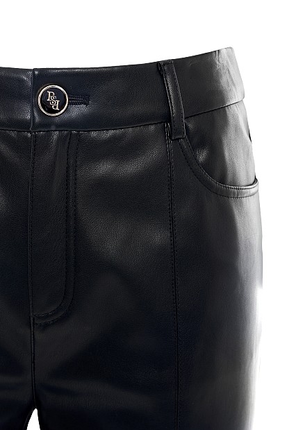 Δερματίνη παντελόνι καμπάνα