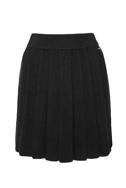 Μίνι πλισέ πλεκτή φούστα