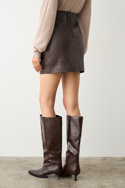 Μίνι φούστα δερματίνη