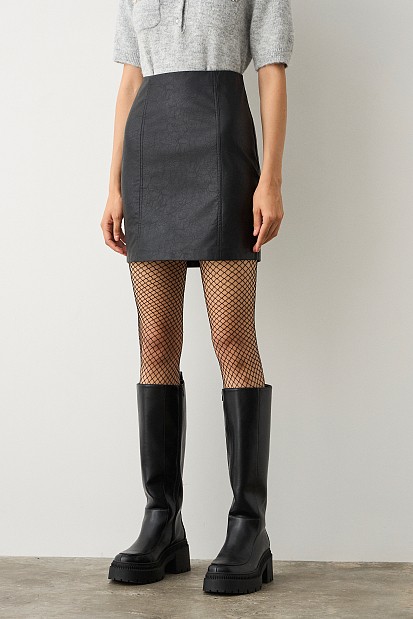 Μίνι φούστα δερματίνη