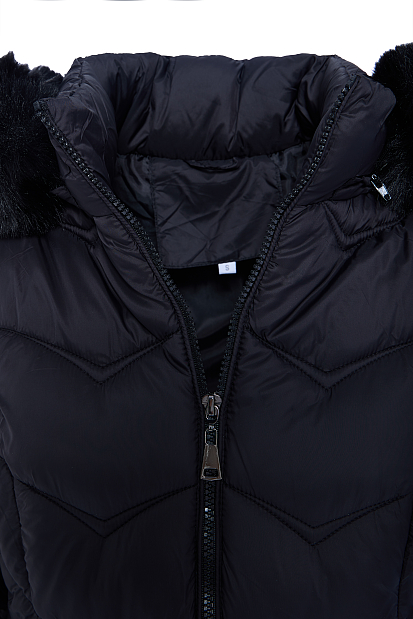 Puffer μπουφάν με κουκούλα