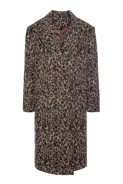Palton cu animal print