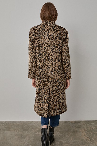 Palton cu animal print