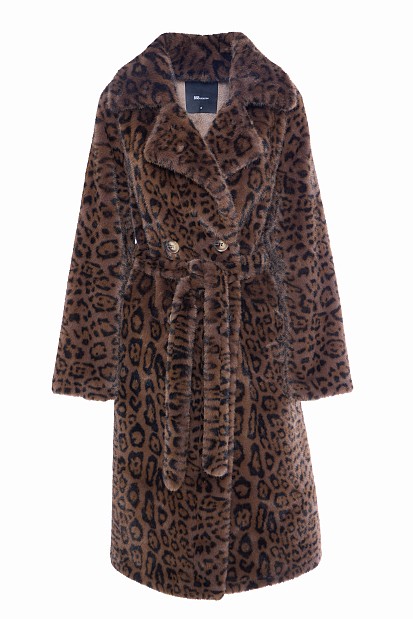 Μακριά leopard γούνα