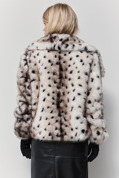 Shortline printed fur