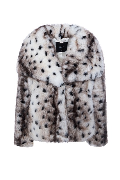 Shortline printed fur