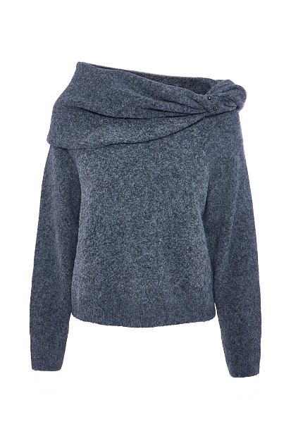 Off-shoulder sweater