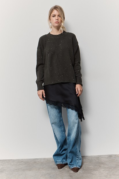 Sequined sweater