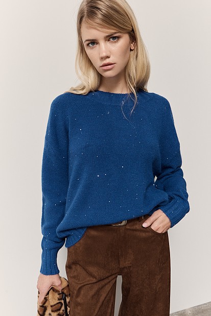 Sequined sweater