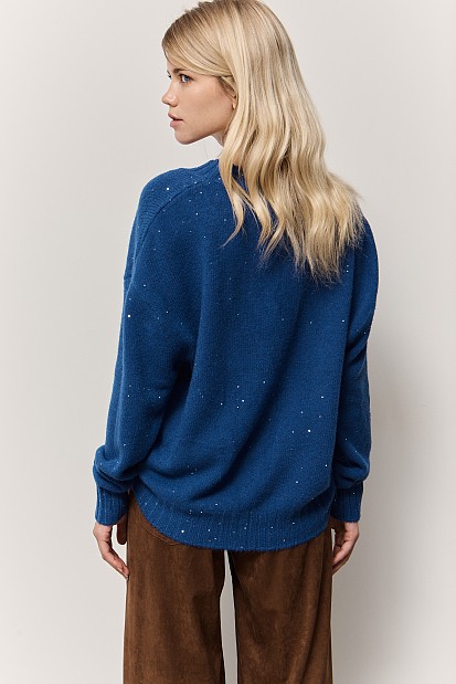 Sequined sweater