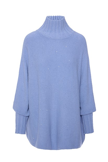 Oversized sequined sweater