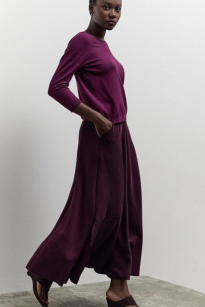 Sweater with 3/4 sleeves