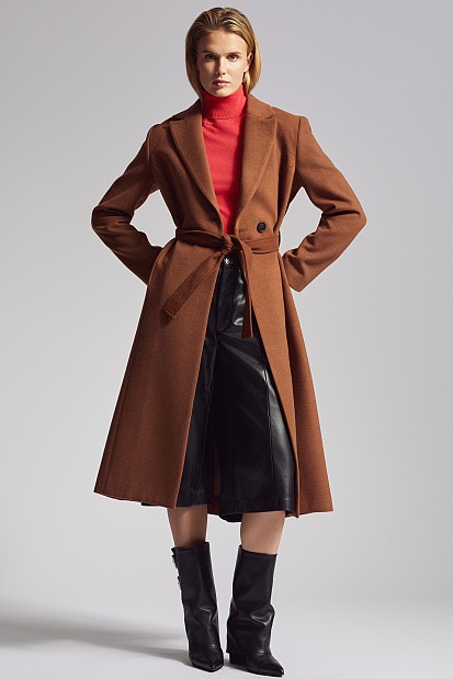 Πουλόβερ ζιβάγκο με βολανάκι στα μανίκια