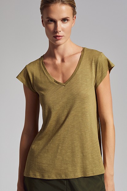 Βασική κοντομάνικη μπλούζα