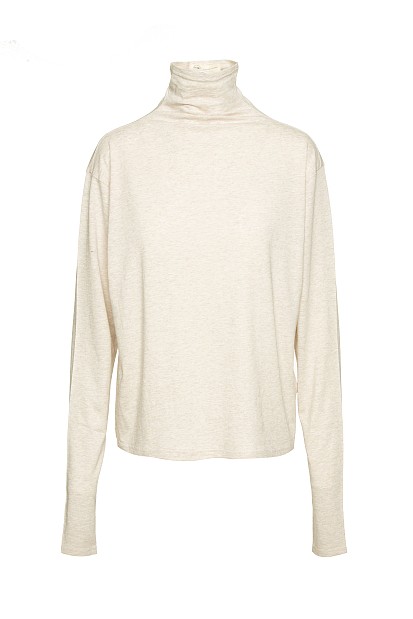 Long sleeves turtleneck blouse