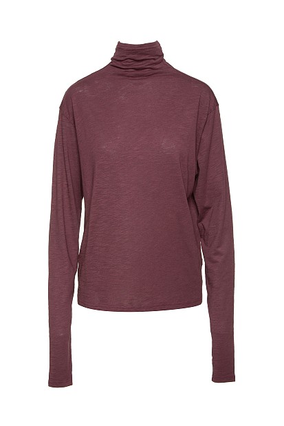 Long sleeves turtleneck blouse