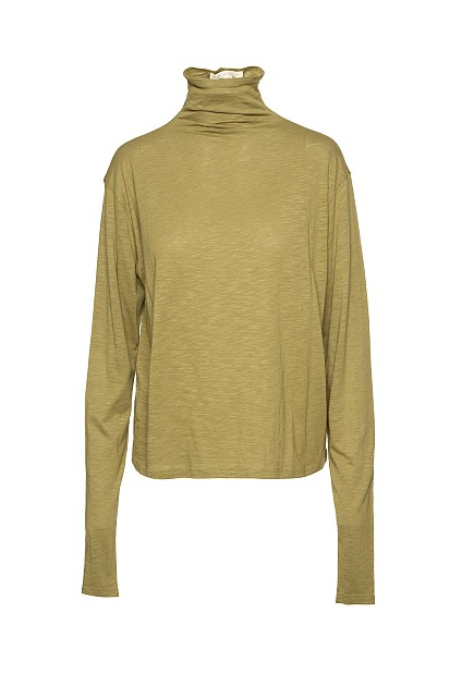 Long sleeves turtleneck blouse