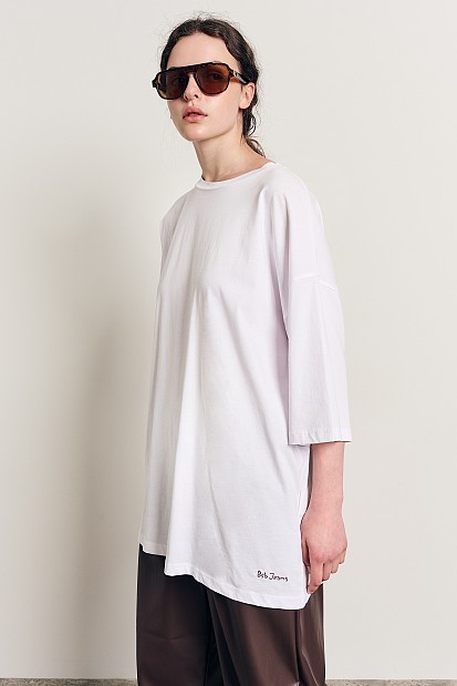 Oversized βαμβακερή μπλούζα