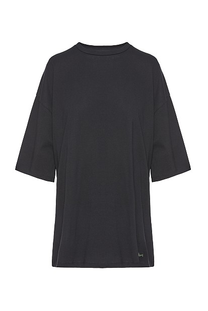 Oversized cotton blouse