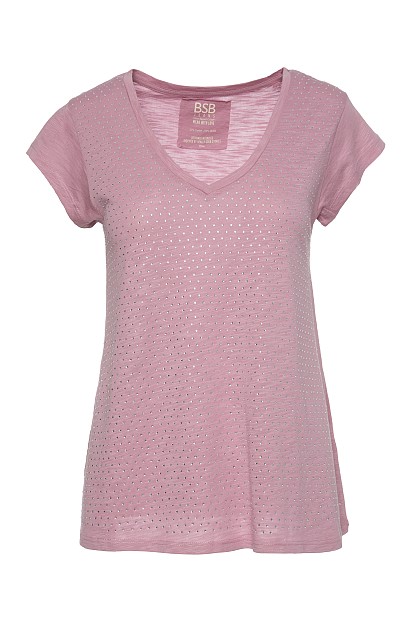 V-neck τοπ με στρας