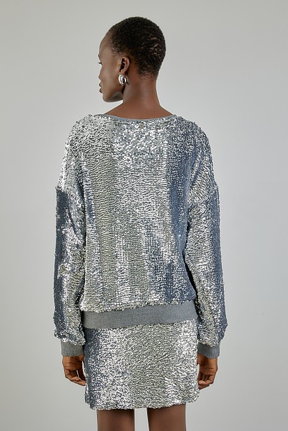Sequined sweatshirt
