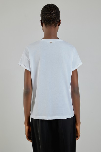 Cotton t-shirt with print