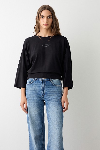 Μπλούζα με 3/4 μανίκι