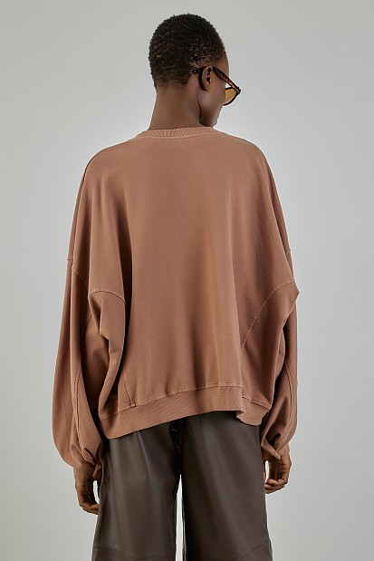 Φούτερ με φαρδιά μανίκια