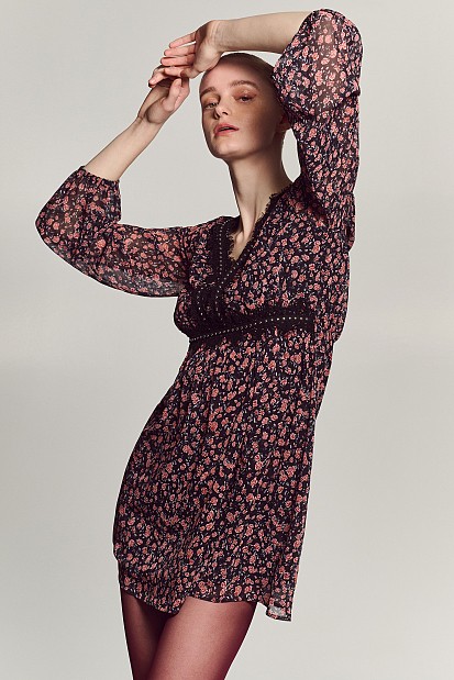 Mini floral dress