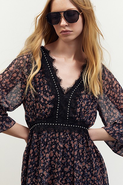 Mini floral dress