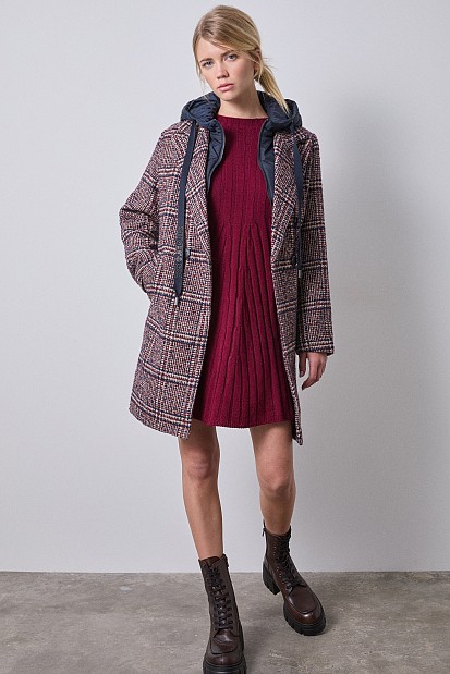 Mini knitted dress